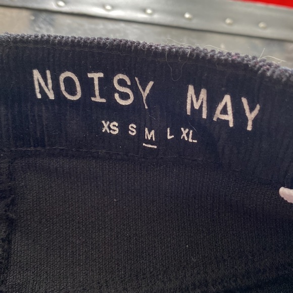 🌿 Noisy May | NWT Black Corduroy Mini Skirt - Picture 3 of 3